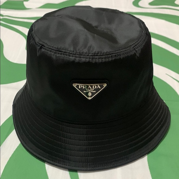 Prada Black Bucket Hat - Picture 1 of 5